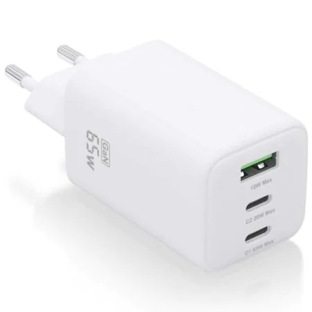 Chargeur mural Aisens ASCH-65W3P041-W Blanc 65 W (1 Unité) de Aisens, Chargeurs - Réf : S9912634, Prix : 18,28 €, Remise : %