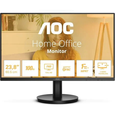 Écran AOC 24B3HMA2 Full HD 23,8" 100 Hz de AOC, Ecrans PC - Réf : S9913122, Prix : 119,22 €, Remise : %