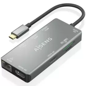 Hub USB Aisens ASUC-9P018-GR Cinzento de Aisens, Hubs USB - Ref: S9914131, Preço: 34,36 €, Desconto: %