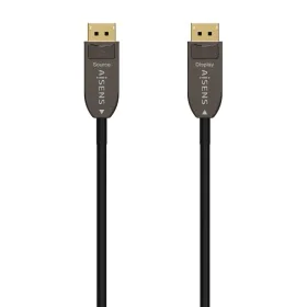 DisplayPort Cable Aisens A155-0609 Black 30 m by Aisens, VGA cables - Ref: S9914273, Price: 73,88 €, Discount: %