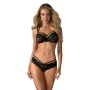 Underwear Set Obsessive 860 Black L/XL by Obsessive, Lingerie Sets - Ref: M0401007, Price: 19,90 €, Discount: %