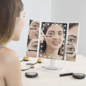 Magnifying Mirror with LED 4-in-1 Ledflect InnovaGoods by InnovaGoods, Compact Mirrors - Ref: V0100904, Price: 13,20 €, Disco...