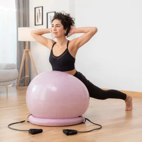 Yoga-Ball mit Stabilitätsring und Widerstandsbändern Ashtanball InnovaGoods von InnovaGoods, Sets - Ref: V0103025, Preis: 23,...