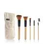 Ensemble de Pinceaux de Maquillage en Bois avec Trousse Miset InnovaGoods 5 Unités de InnovaGoods, Pinceaux - Réf : V0103202,...