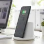 Kabelloses Ladegerät mit Halterung-Organizer und LED-Lampe USB 5 in 1 DesKing InnovaGoods von InnovaGoods, Schreibtischbedarf...