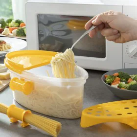 Caixa para Cozinhar Massa no Micro-ondas 4 em 1 com Acessórios e Receitas Pastrainest InnovaGoods de InnovaGoods, Aparelho pa...