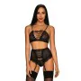 Conjunto de Lingerie Obsessive Basitta Preto S/M de Obsessive, Conjuntos de lingerie - Ref: M0401023, Preço: 22,24 €, Descont...