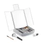 Klappbarer Spiegel mit LED und 3-in-1-Make-up-Organizer Panomir InnovaGoods von InnovaGoods, Kompaktspiegel - Ref: V0103402, ...