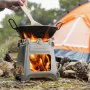 Collapsible Steel Camping Stove Flamet InnovaGoods by InnovaGoods, Camp Stoves - Ref: V0103482, Price: 15,52 €, Discount: %