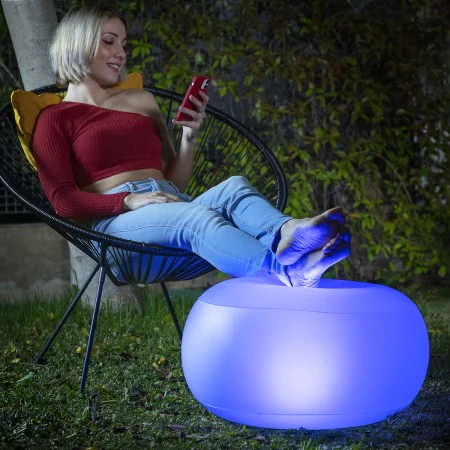 Siège gonflable avec LED multicolore et télécommande Pulight InnovaGoods de InnovaGoods, Fauteuils - Réf : V0103503, Prix : 2...