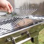 Zusammenklappbarer Holzkohlegrill aus Edelstahl ExelQ InnovaGoods von InnovaGoods, Tragbare Barbecues - Ref: V0103691, Preis:...