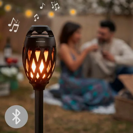 Wireless Speaker with Flame Effect LED Spekkle InnovaGoods by InnovaGoods, Decking & Patio Lighting - Ref: V0103696, Price: 2...