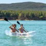 Inflatable Transparent Kayak with Accessories Paros InnovaGoods 312 cm 2 places by InnovaGoods, Kayaks and dugout canoes - Re...