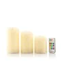 Multicolour Flame-Effect LED Candles with Remote Control Lendles InnovaGoods 3 Units by InnovaGoods, Candle Lights - Ref: V01...