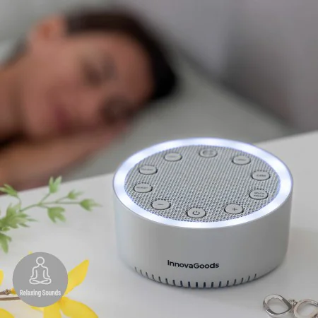 Máquina de Ruído Branco para Dormir Slewel InnovaGoods de InnovaGoods, Iluminação noturna - Ref: V0103815, Preço: 15,05 €, De...