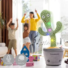 Rechargeable Dancing and Talking Cactus with Music and Multicoloured LED Cacxi InnovaGoods by InnovaGoods, Electronic Pets - ...