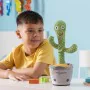 Cactus Dansant et Parlant Rechargeable avec Musique et LED Multicolore Cacxi InnovaGoods de InnovaGoods, Peluches et Animaux ...