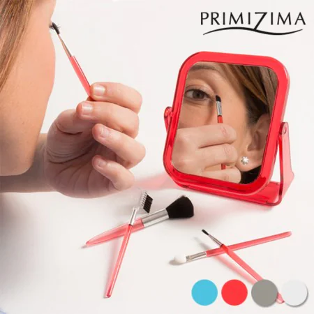 Primizima Mirror with Makeup Brushes (6 piece set) by BigBuy Beauty, Compact Mirrors - Ref: V0200953, Price: 3,33 €, Discount: %