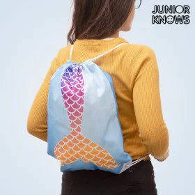 Bolsa Mochila con Cuerdas Sirena Junior Knows de BigBuy School, Mochilas infantiles - Ref: V0300710, Precio: 1,46 €, Descuent...