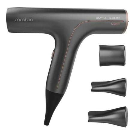 Sèche-cheveux Cecotec IoniCare 6000 Rockstar Soft Noir 1200 W de Cecotec, Sèche-cheveux et diffuseurs sèche-cheveux - Réf : V...