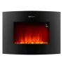 Cheminée murale électrique décorative Cecotec Ready Warm 2250 Curved Flames Connected Noir 1000 - 2000 W 2000 W de Cecotec, C...