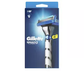 Manual shaving razor Gillette Mach Turbo by Gillette, Men - Ref: V3400865, Price: 8,01 €, Discount: %