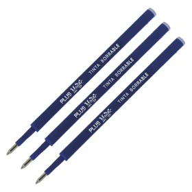 Refill for ballpoint pen Plus Blue (3 Units) by BigBuy Office, Pen Refills - Ref: V3401913, Price: 3,15 €, Discount: %