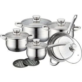 Cookware Royalty Line 1232 Steel 12 Pieces by Royalty Line, Frying pan and saucepan sets - Ref: D0600121, Price: 64,99 €, Dis...