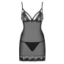 Babydoll Obsessive Wonderia Preto S/M de Obsessive, Roupões de quarto - Ref: M0401127, Preço: 16,38 €, Desconto: %