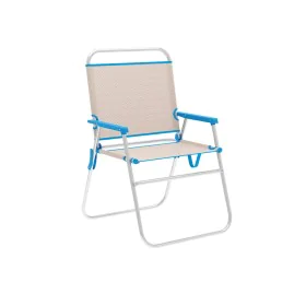 Chaise Pliante Marbueno Bleu Beige 52 x 80 x 56 cm de Marbueno, Chaises pliantes - Réf : D1400031, Prix : 27,20 €, Remise : %