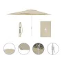 Marbueno Ombrellone Acciaio 6 stecche D200x300 cm Poliestere Beige Giardino, Piscina e Terrazza 10192 di Marbueno, Ombrelloni...