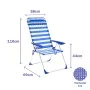 Silla Plegable Marbueno Azul Blanco 69 x 110 x 58 cm de Marbueno, Sillas plegables - Ref: D1400064, Precio: 32,54 €, Descuent...