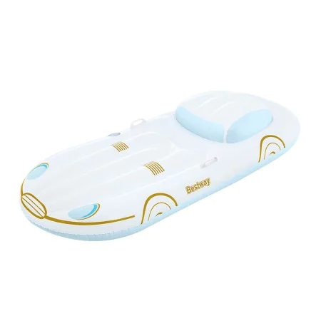 Bestway Matelas Gonflable Croisière avec Dossier et Poignées 228x108 cm Plage et Piscine 43651 de Bestway, Bouées et Matelas ...