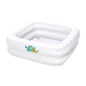 Bestway Bañera Hinchable Bebe Acolchado 86x86x25 cm 0 a 3 Años Jardin 51116 de Bestway, Bañeras y asientos de baño - Ref: D14...