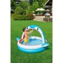 Bestway Piscina Gonfiabile per Bambini 2 Anelli Squalo Spruzzatore 163x127x92 cm +2 Anni Giardino 53157 di Bestway, Piscine g...