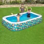 Bestway Piscina Hinchable 3 Camaras Floral 305x183x56 cm +6 Años Jardin 54121 de Bestway, Piscinas hinchables - Ref: D1400417...