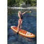 Inflatable Paddle Surf Board with Accessories Bestway Hydro-Force Multicolour 274 x 76 x 12 cm by Bestway, Inflatable Boards ...