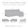 Capa para chaise longue de braço comprido esquerdo Eysa BRONX Bege Linho 170 x 110 x 310 cm de Eysa, Sofás - Ref: D1604935, P...