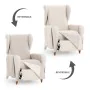 Funda para sillón Eysa SILVER Marrón claro 100 x 110 x 55 cm Reversible de Eysa, Sillones - Ref: D1605185, Precio: 18,38 €, D...