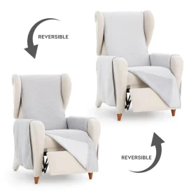 Armchair slipcovers Eysa SILVER Light grey 100 x 110 x 55 cm Reversible by Eysa, Armchairs - Ref: D1605186, Price: 18,38 €, D...