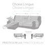 Right short arm chaise longue cover Eysa MONTBLANC Grey 100 x 110 x 240 cm by Eysa, Sofas & Couches - Ref: D1605728, Price: 3...