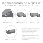 Funda para chaise longue de brazo corto derecho Eysa LEVANTE Gris 100 x 110 x 240 cm de Eysa, Sofás - Ref: D1605815, Precio: ...