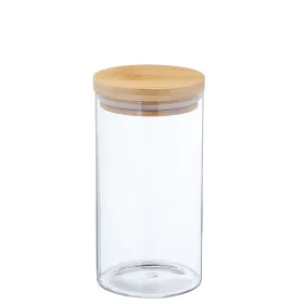 Tin Alexandra House Living 82450 Transparent Bamboo Crystal 1 L by Alexandra House Living, Food storage - Ref: D1620712, Pric...