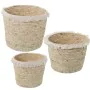 Set of Baskets Alexandra House Living 03781 Brown wicker Rattan Natural Fibre (3 Units) by Alexandra House Living, Storage ba...