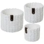 Set di Cesti Alexandra House Living 03818 Bianco vimini Rattan Fibra naturale (3 Unità) di Alexandra House Living, Cesti port...