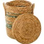 Conjunto de Cestos Alexandra House Living 03839 Castanho Madeira Rotim Fibra natural (6 Unidades) de Alexandra House Living, ...