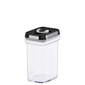 Tin Alexandra House Living 82091 Black Transparent Acrylic Plastic Melamin 1 L by Alexandra House Living, Food storage - Ref:...