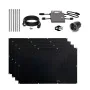 Kit Solaire Auto-installable Flex Full Black 800W x4 panneaux solaires ultralégers et flexibles. Utilisation pour balcon de T...