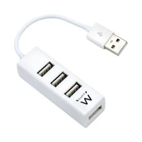 Hub USB Ewent EW1122 Blanco 3600 W de Ewent, Hubs USB - Ref: M0303923, Precio: 7,39 €, Descuento: %