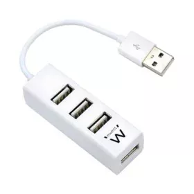 Hub USB Ewent EW1122 Blanco 3600 W de Ewent, Hubs USB - Ref: M0303923, Precio: 6,22 €, Descuento: %